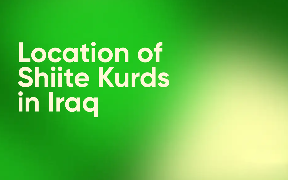 Location of Shiite Kurds in Iraq